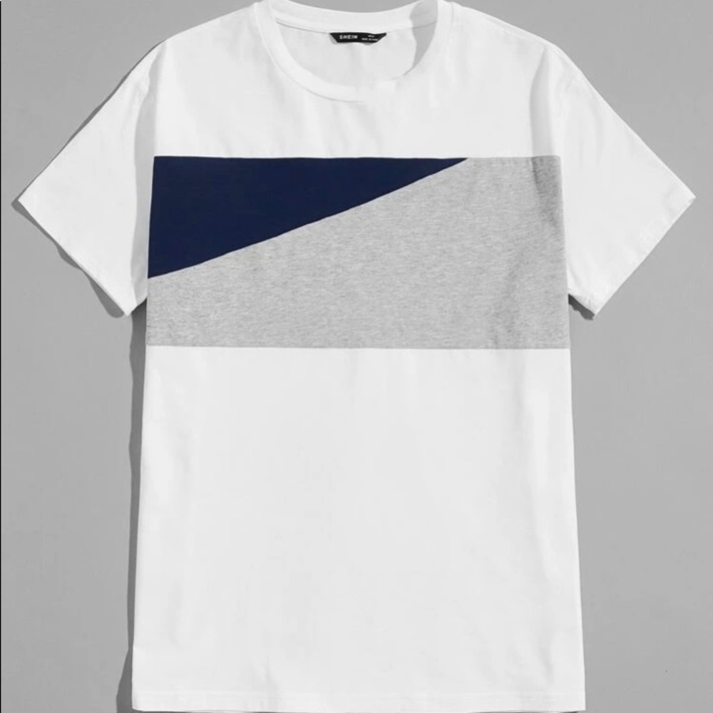 Men Colorblock Tee